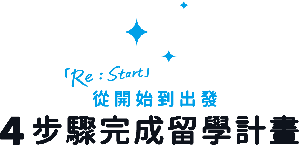 4 步驟完成留學計畫