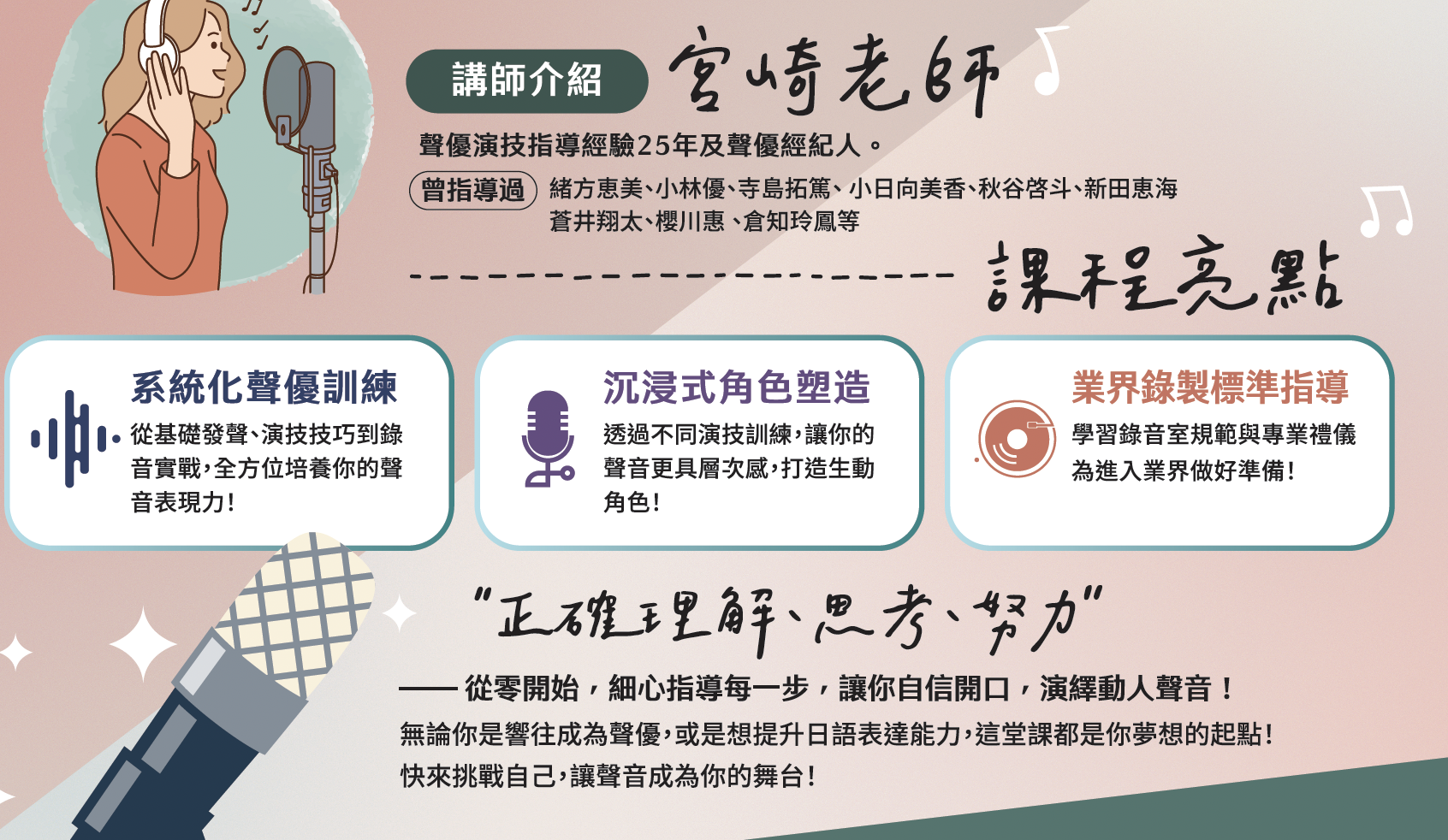 2025 UF JAPAN獨家聲優體驗暑期課程